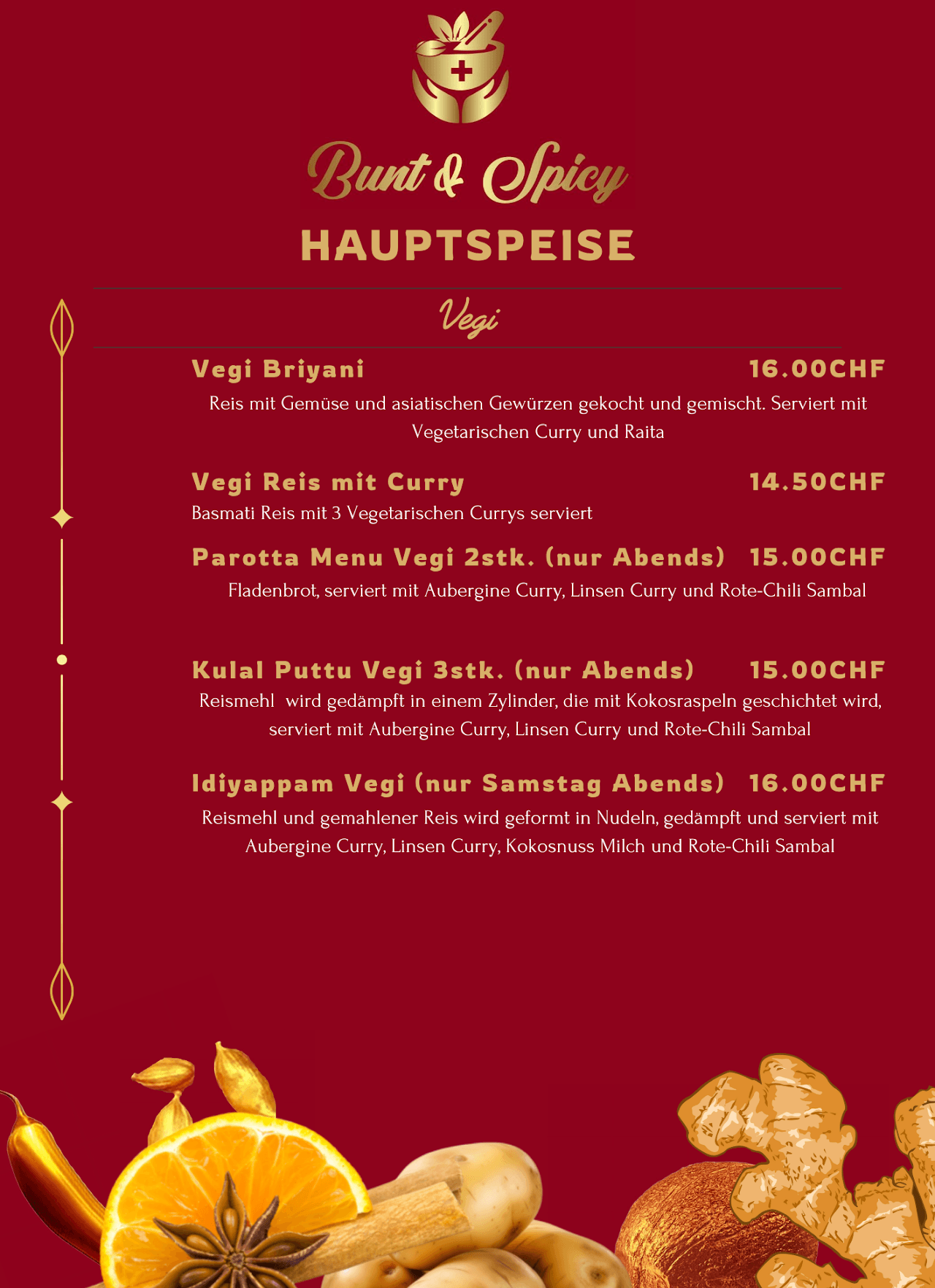 Speisekarte Bunt & Spicy, Seite 4