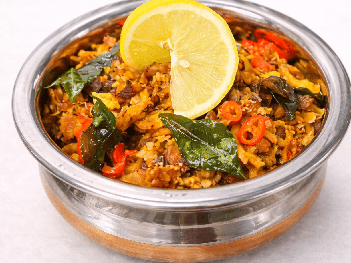 Lamm oder Poulet Kottu Rotti